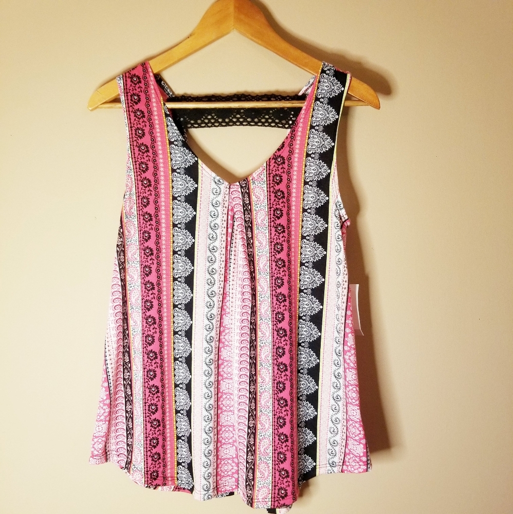 🖇LACE PEASANT TOP